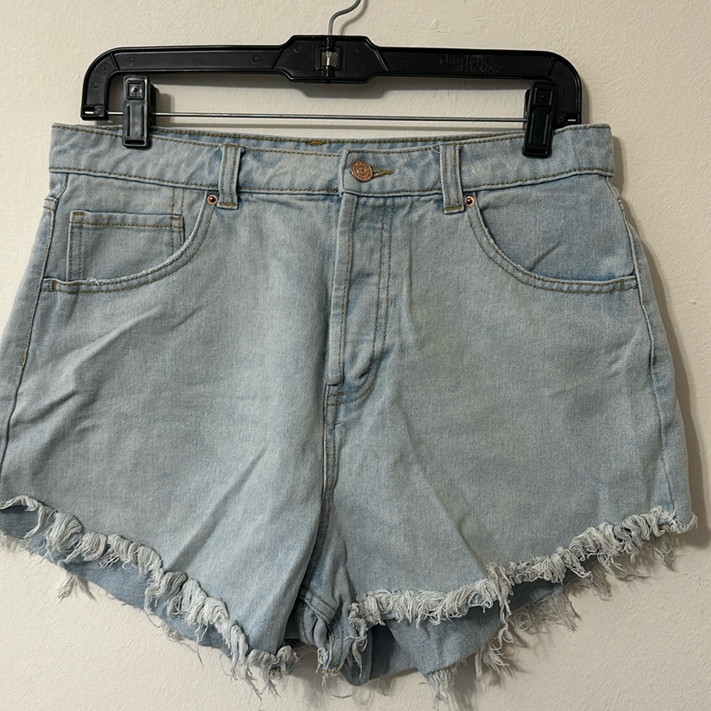 Light Wash Denim Shorts